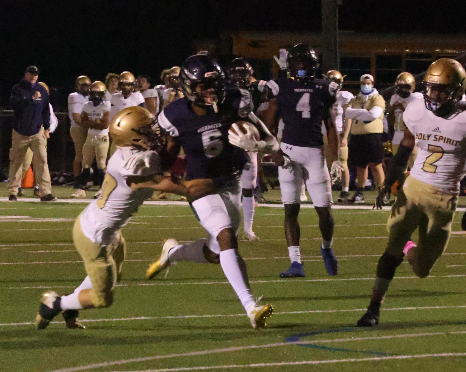 St. Augustine Prep vs Holy Spirit football game